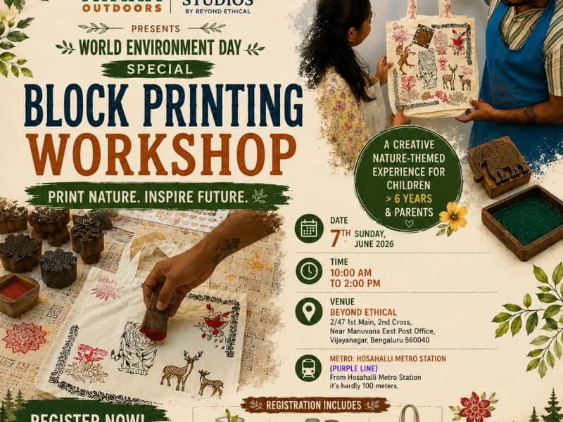 Block Printing Workshop | World Environment Day