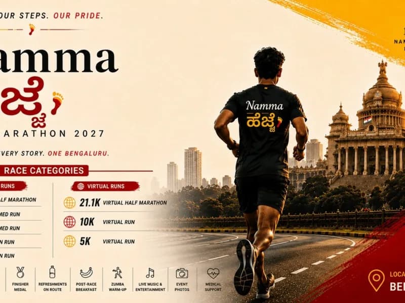 Namma Hejje Bengaluru Half Marathon 2027 - 1st Edition